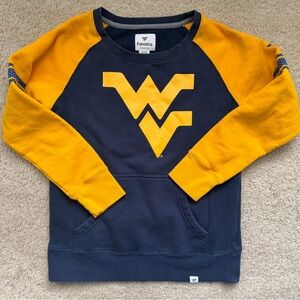 Fanatics West Virginia, Navy and Yellow Men's Sweater